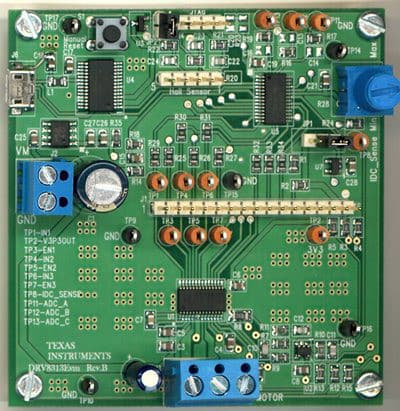 DRV8313EVM, Evaluation Board for the DRV8313 3-Phase BLDC Motor