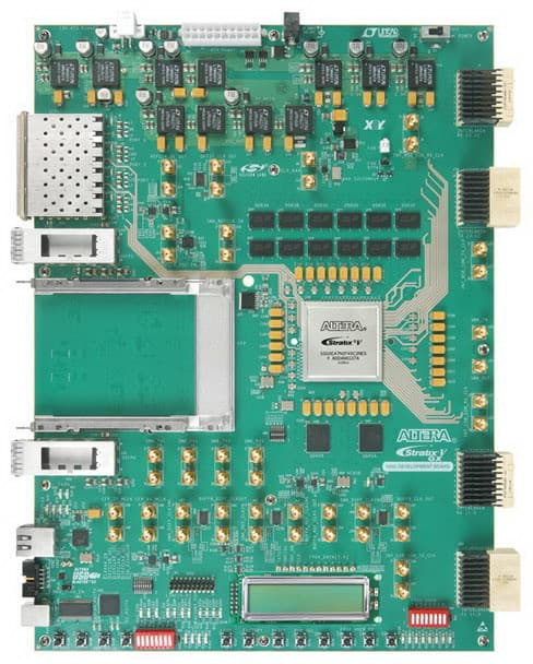 DK-100G-5SGXEA7NES, Stratix V GX 100G Development Board provides a hardware platform