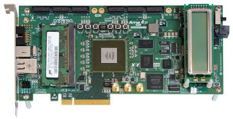 DK-DEV-2AGX260N, Arria II GX FPGA Development Board, 6G Edition provides a hardware platform for developing and prototyping low-power