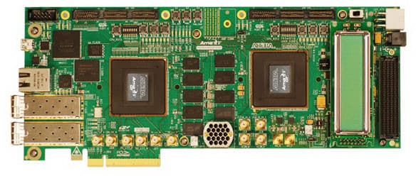 DK-DEV-5AGTD7N, Arria V GT FPGA Development Board provides a hardware platform for developing and prototyping low-power