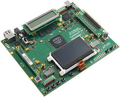 DK-DSP-3C120N, Cyclone III Development Board provides a hardware platform