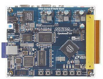 DK-N2EVAL-3C25NES, Cyclone III Starter Board provides a hardware platform