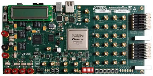 DK-SI-4S100G2NES, Stratix IV GT Transceiver signal integrity Development Board provides a hardware platform