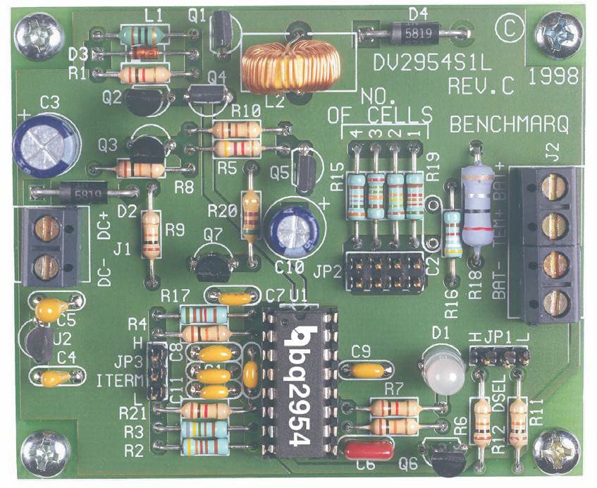 1 to 4-Cell, Lithium-Ion Battery Charger for Portable