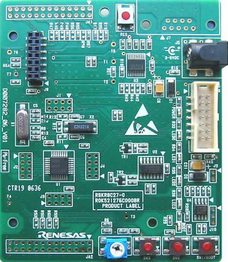 R0K521276S001BE, Renesas Starter Kit based on R8C/27 MCU Series