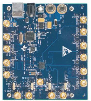 CDCE18005EVM, Evaluation Board for Low Phase Noise Clock Evaluation Module-up to 1.5GHz