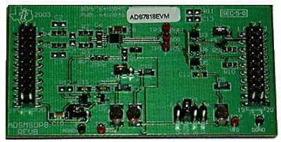 ADS7818EVM, MSOP8 Evaluation Module is an EVM that permits the testing of ADS7818, 12 bit MS0P8 devices