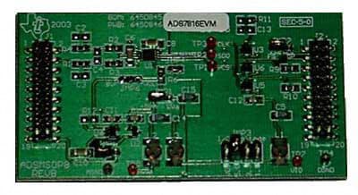 ADS7816EVM, MSOP8 Evaluation Module is an EVM that permits the testing of ADS8316, 12 bit MS0P8 devices