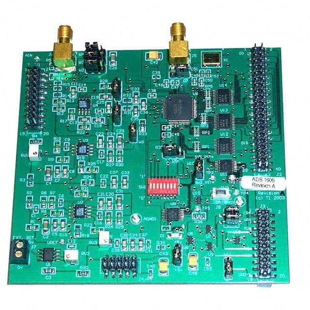 ADS1605EVM is a high speed high resolution delta sigma analog-to-digital converter