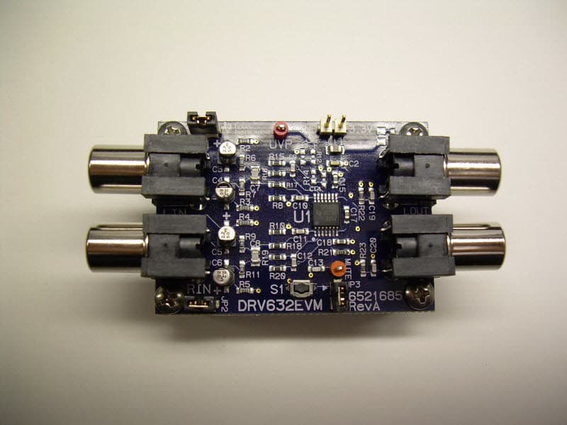 DRV632 Audio Power Amplifier Evaluation Module