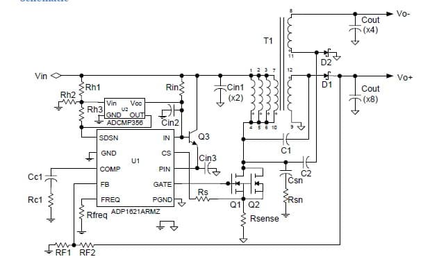 ADP1621 Boost Controller uses 10 V to 30 V for the input voltage