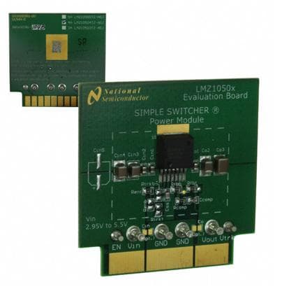 LMZ10504EVAL/NOPB, Evaluation Board using LMZ10504 of 2.5V DC to DC Single Output Power Supply