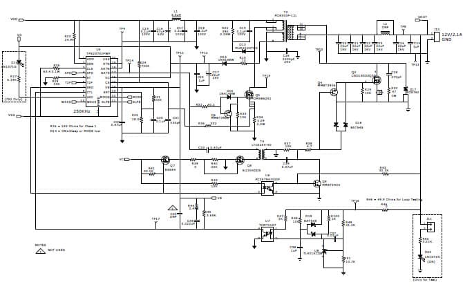 PMP8812, High Efficiency 12V Class 4 PoE Converter