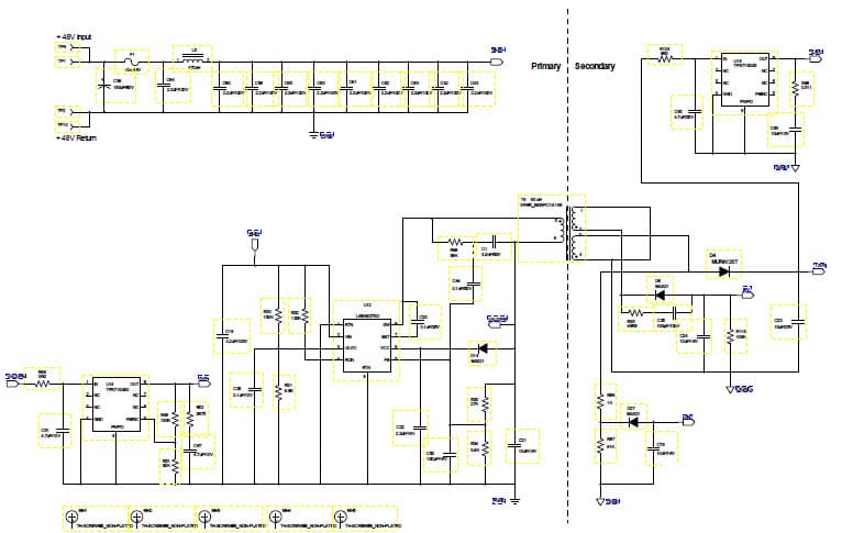 PMP4333.1, 1kW Triple-Rail Isolated DC/DC Digital Power Supply for Telecom (48V@10A)