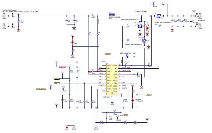 PMP7896, Synchronous Boost, Where the Output Follows the Input during Overshoot