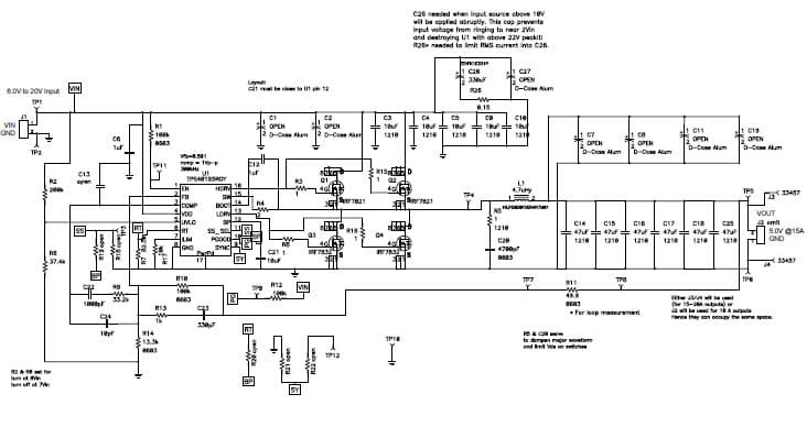 PMP3001, 6V to 20V Synchronous Buck Controller with Sync and Power Good