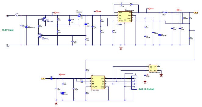 PMP8851, Automotive USB Charger producing 5V@2A