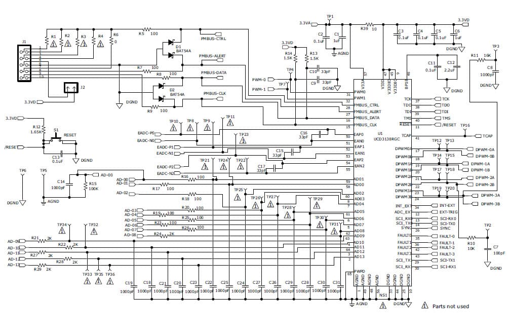 UCD3138LLCEVM-028 Evaluation Module using D3138 Digital Resonant LLC Converter