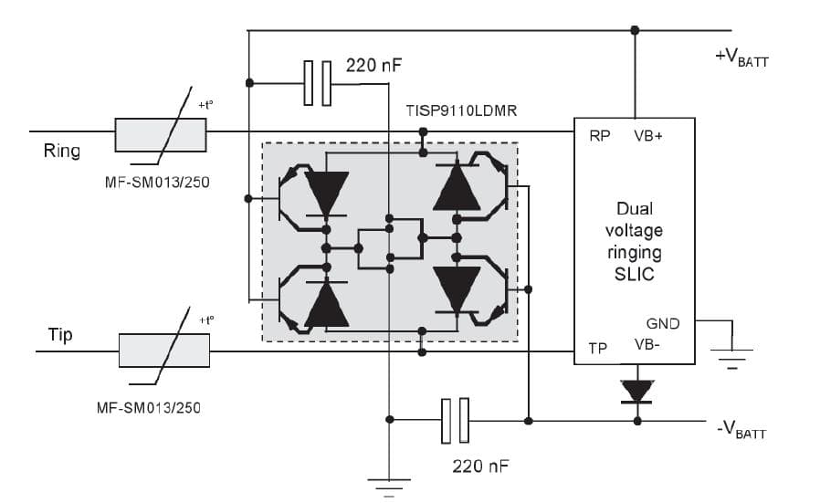 Protecting Legerity Subscriber Line Interface Circuits for Intra-building protection solution