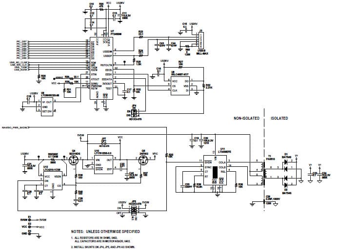 DC590B, USB Serial Controller for Linear Technology Quick Demo Board