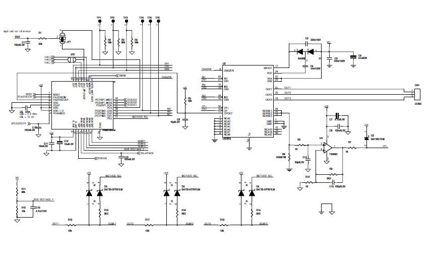 STEVAL-IFN004V1, Demonstration Board for L6230 3-Phase Motor Driver for BLDC 6-Step Motor Driver