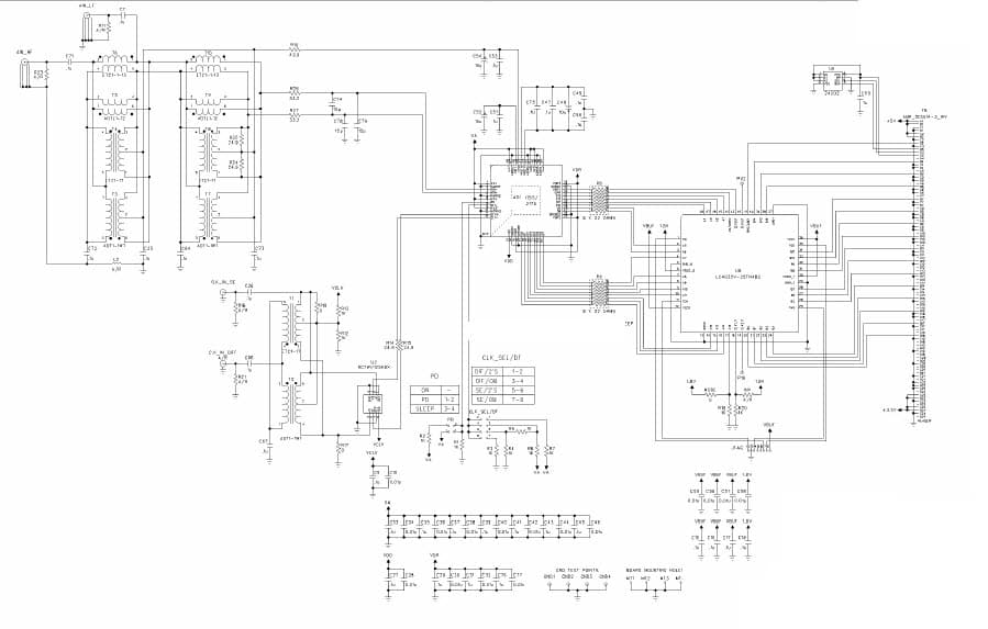 ADC11C170HFEB, Evaluation Board using ADC11C170, 11-bit, 170 MSPS Analog to Digital Converter