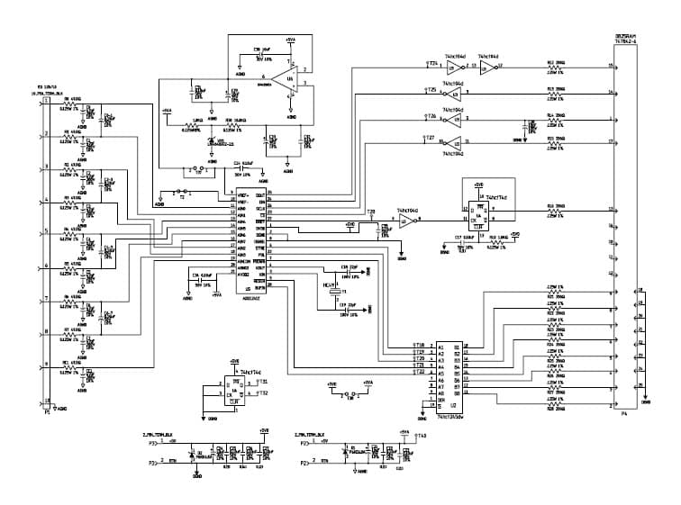 ADS1241-EVM, Evaluation Board using ADS1241, 24-bit, 15 SPS, eight-channels Analog to Digital Converter