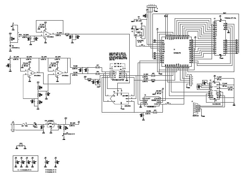 ADS1252EVM, Evaluation Board using ADS1252, 24-bit, 41 KSPS, one-channel Analog to Digital Converter