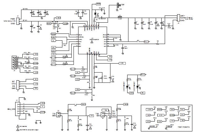 BQ24190EVM, Evaluation Board using BQ24190 switch-mode battery charge management, Boost Converter