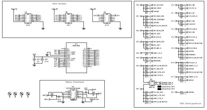 C8051F850-DK-UG, UDP Development Kit for the C8051F850 8051 MCU Card