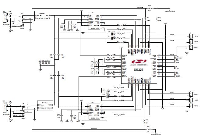 SI3225PPT0-EVB, Evaluation Board for the Si3225 Dual PROSLIC