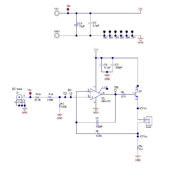 1% Error, 0-5 V Input, 0-500 mA Output, Low-Side Voltage to Current (V-I) Converter