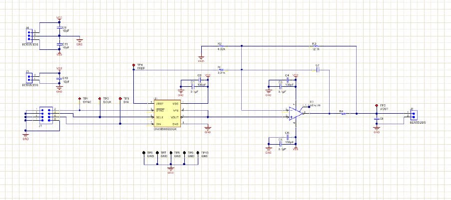 Bipolar +/-10V Analog Output from a Unipolar Voltage Output DAC