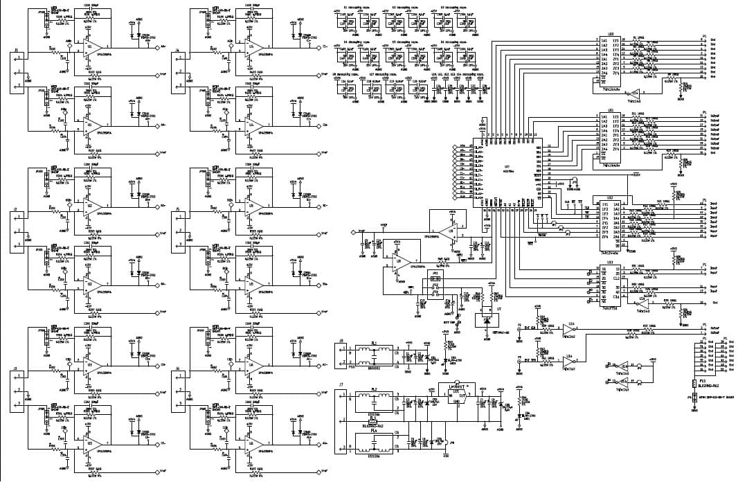 DEM-ADS7864, Evaluation Board using ADS7864, 12-bit, 500 KSPS high speed and low power Analog to Digital Converter