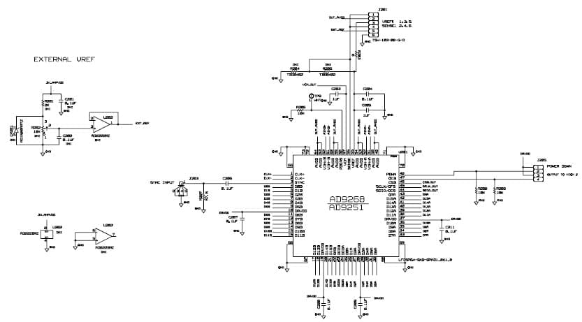 AD9251-40EBZ, Evaluation Board for the AD9251BCPZ-40, 2-Channel, 14-Bit, 40 MSPS Analog-to-Digital Converter