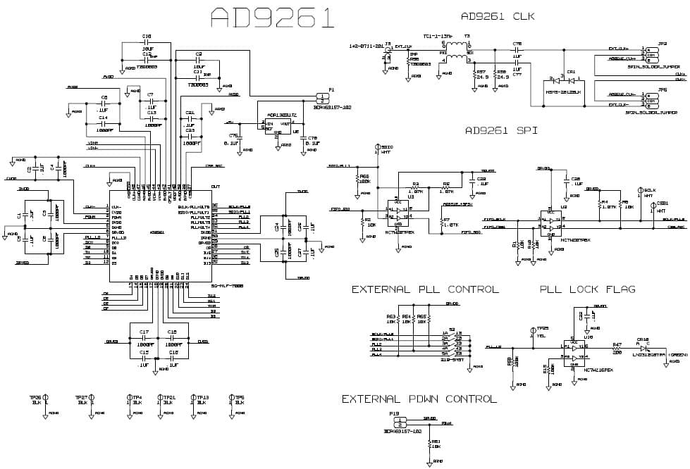 AD9261-10EBZ, Evaluation Board for the AD9261, 16-Bit Continuous Time Sigma-Delta ADC