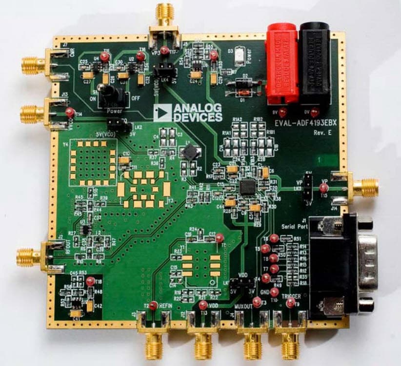 EVAL-ADF4193EB1, Evaluation Board for the ADF4193 PLL Clock Generator for Wireless LAN