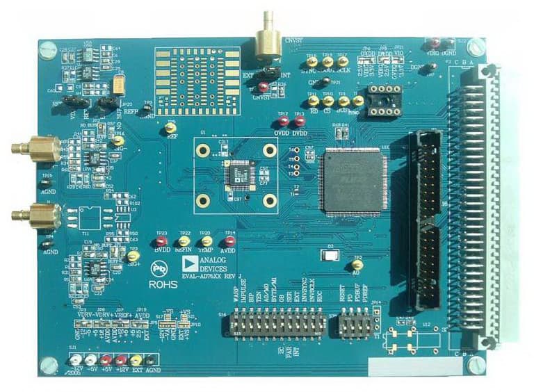 EVAL-AD7643EDZ, Evaluation Board for AD7643 PulSAR 48 Lead ADC