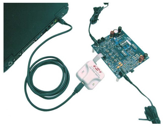 SI8250DK, Si8250 Development Kit implements a digitally-controlled, isolated half-bridge current doubler at a PWM frequency of 400KHz