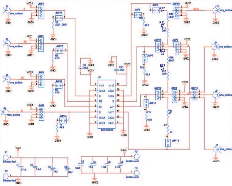 ISO485EVM, Evaluation Module for ISO485 Single Transmitter/Receiver