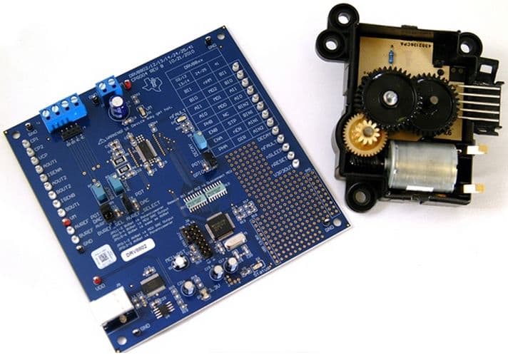 TIDA-00144, Automotive HVAC Damper Motor Control Reference Design for DRV8814 Dual H-Bridge Motor Driver