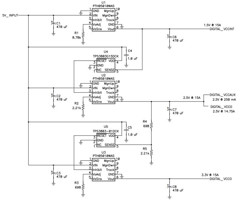 PR222, Power Management Solution for Virtex-II Pro-(Design 3 w/ Sequential Sequencing)