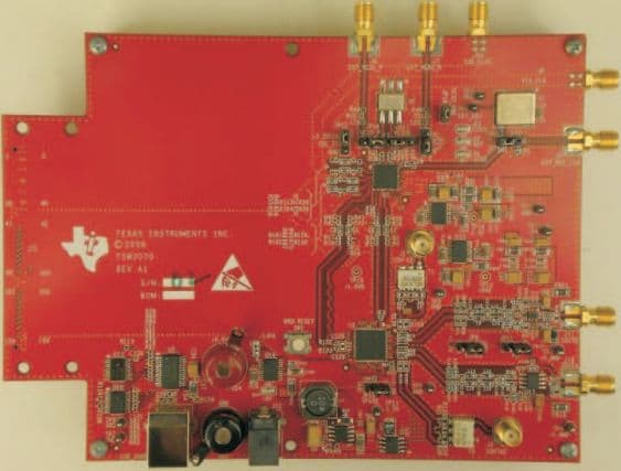 TSW3070EVM, Demonstration Kit for the TSW3070 High Speed DAC with Amplifiers