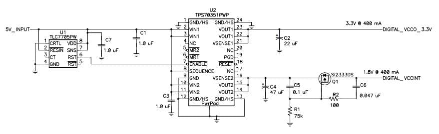 PR208, Power Management Solution for Spartan-IIE (Design 1)