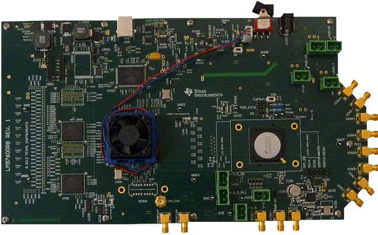 LM97600RB, Reference Board for LM97600 Quad high-performance signal acquisition sub-system Analog to Digital Converter