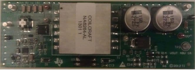 PMP7931, 12V Vin Nominal, 50V Vout at 0.8A Isolated Flyback Converter Reference Design