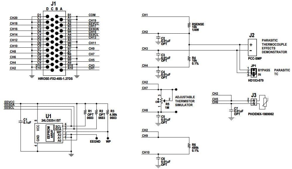 DC2214A, Demonstration Board using the LTC2983 thermocouple Temperature and Humidity Sensor