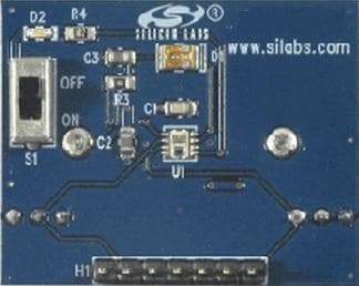 SI1102EK, Evaluation Board based on the Si1102 Proximity Detector to Measure Infrared Proximity