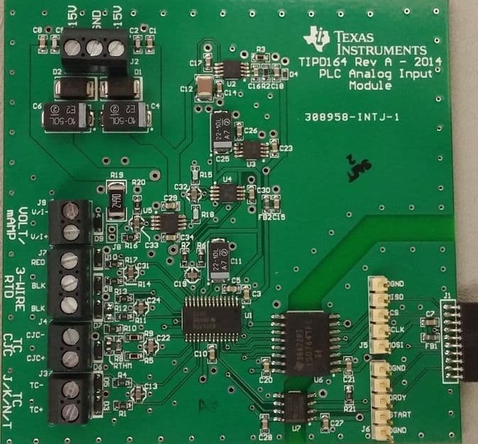 TIPD164, Analog Input Module for Industrial Outputs and Temperature Sensors Reference Design