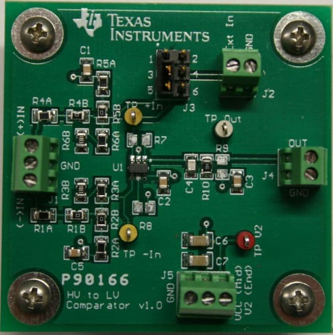 TIPD130, Dual Polarity High-Voltage Differential Input Interface for Low-Voltage Comparators Reference Design